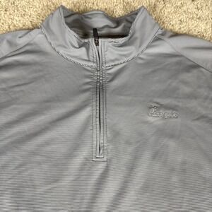 Oobe Chick-fil-A Men's XXL Hydrovent 1/4 Zip Pullover Gray Performance Top